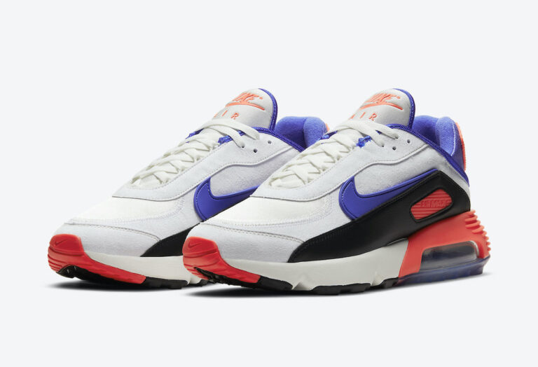air max 2090 white blue orange
