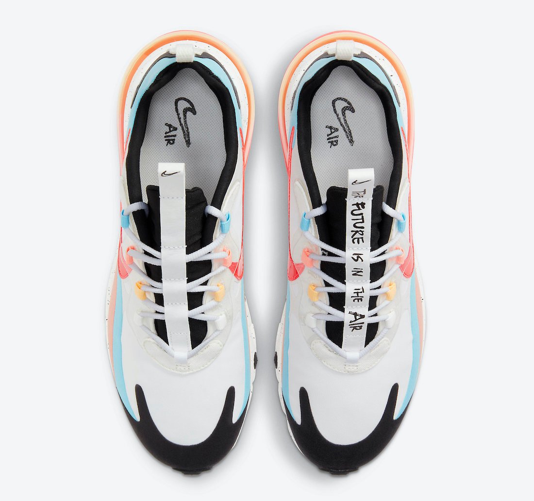 Nike Air Max 270 React The Future is in the Air DD8498-161 Release Date Info