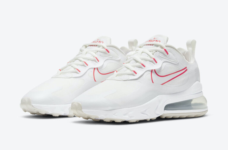 270 react white pink
