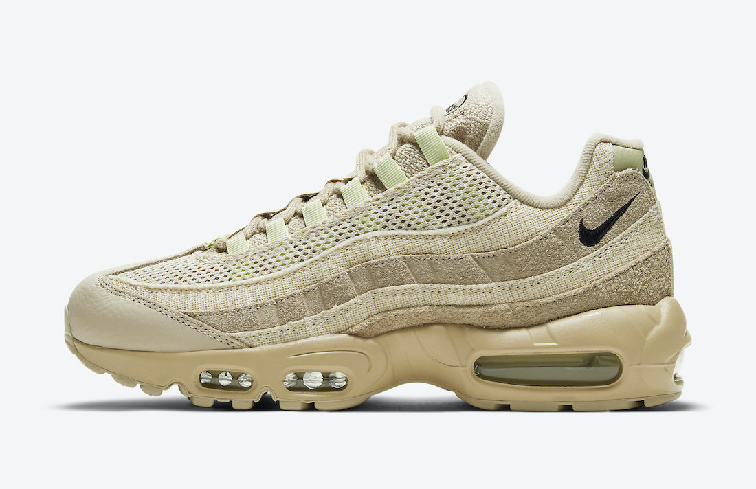 Nike Air Max 95 PRM Grain Black Beach Coconut Milk DH4102-200 Release Date Info