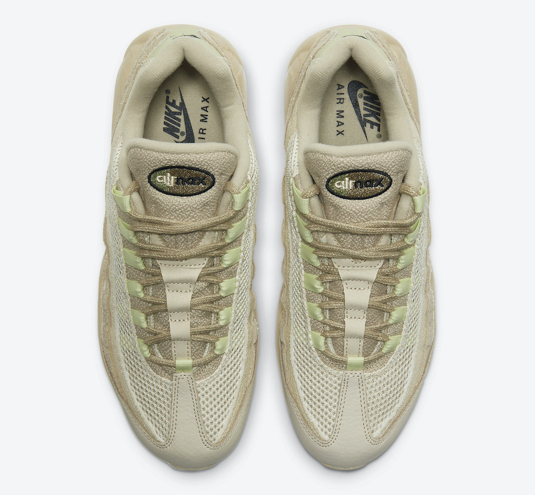 Nike Air Max 95 PRM Grain Black Beach Coconut Milk DH4102-200 Release Date Info