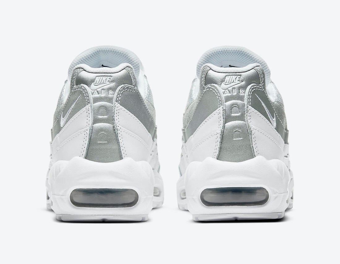 Nike Air Max 95 WMNS White Metallic Silver DH3857-100 Release Date Info