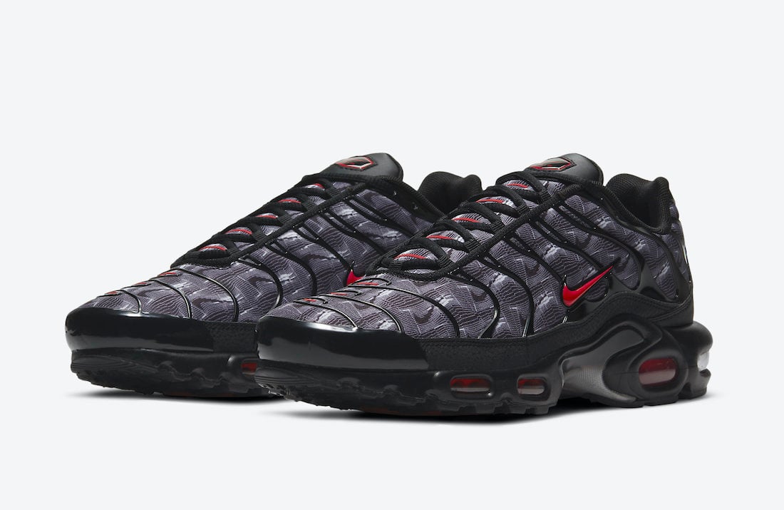 red and black air max plus toddler