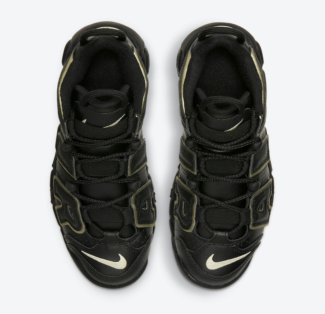 Nike Air More Uptempo GS Black Gold DD3038-001 Release Date Info ...