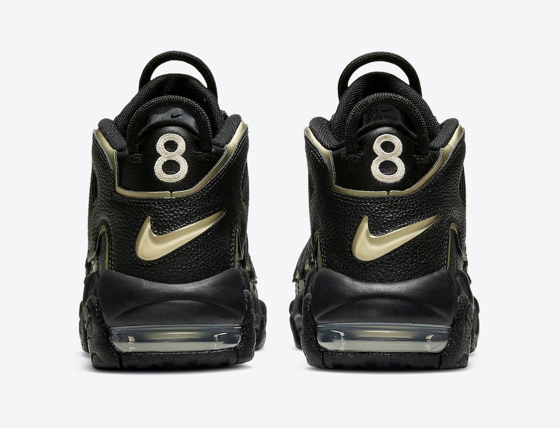 Nike Air More Uptempo GS Black Gold DD3038-001 Release Date Info