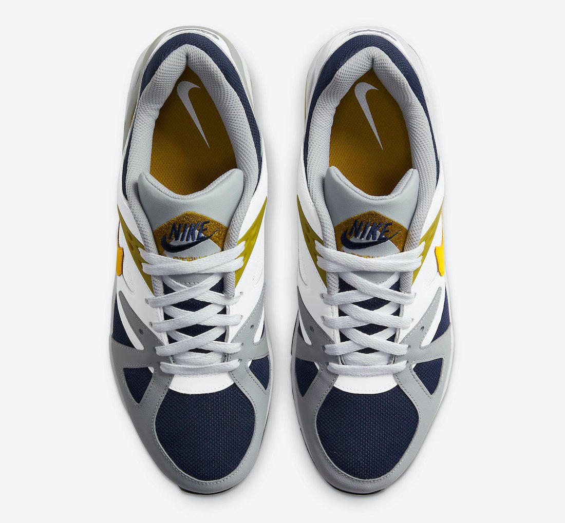 Nike Air Structure Triax 91 Midnight Navy Dark Citron Light Smoke Grey DB1549-400 Release Date Info