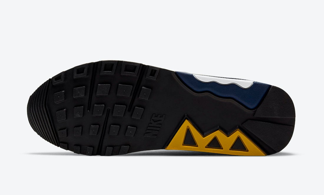 Nike Air Structure Triax 91 Midnight Navy Dark Citron Light Smoke Grey DB1549-400 Release Date Info