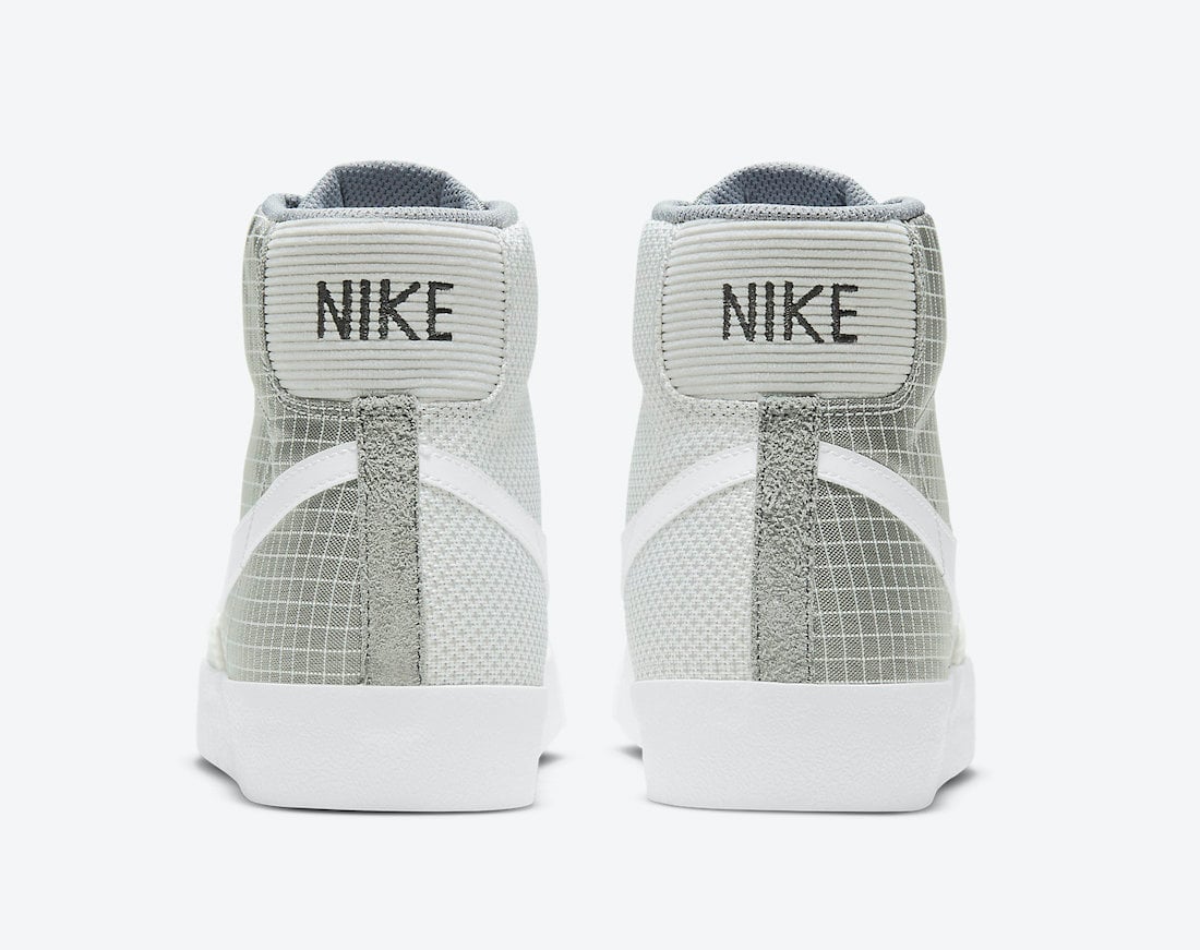Nike Blazer Mid 77 Patch Smoke Grey White Particle Grey DD1162-001 Release Date Info