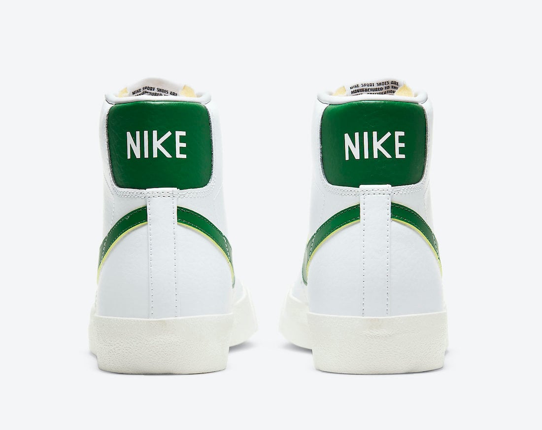 nike mid blazer 77 pine green