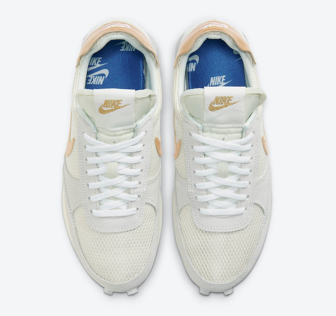 Nike Daybreak Type Pale Ivory Metallic Gold DD4853-110 Release Date Info