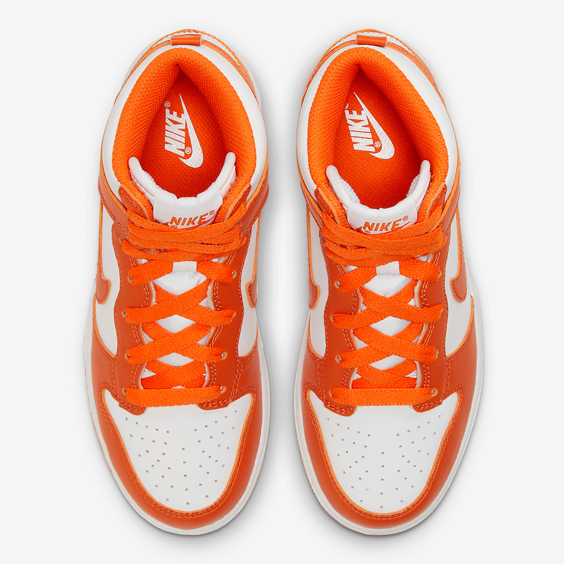 Nike Dunk High Syracuse White Orange Blaze Kids DD2314-100 Release Date
