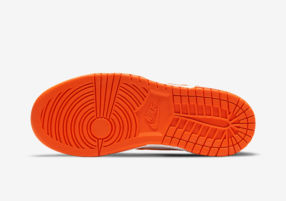 Nike Dunk High Syracuse White Orange Blaze Kids DD2314-100 Release Date