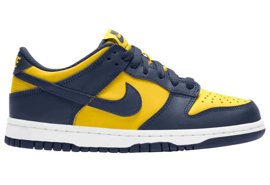 dunk low michigan nike