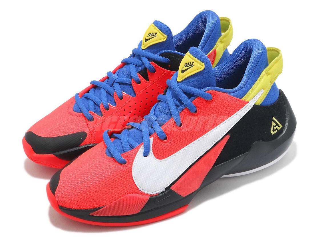 Nike Zoom Freak 2 GS Bright Crimson CN8574-606 Release Date Info