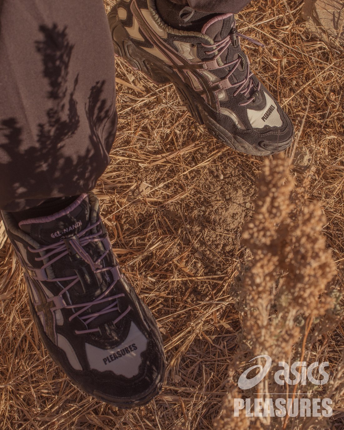 PLEASURES Asics Gel Nandi OG Trail Release Date Info