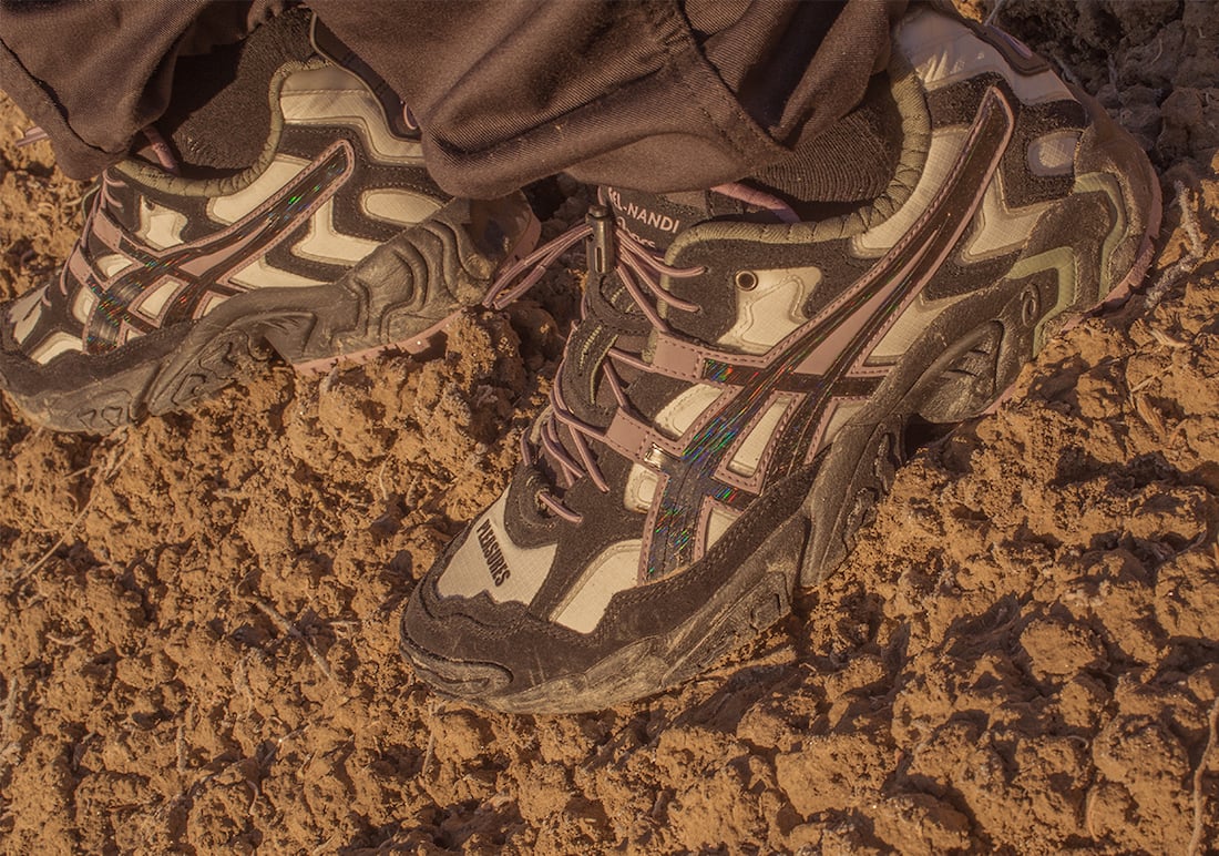 PLEASURES and Asics Releasing the Gel Nandi OG Trail Inspired by the Outdoors