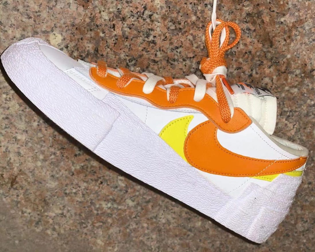 Sacai Nike Blazer Low Magma Orange DD1877-100 Release Date