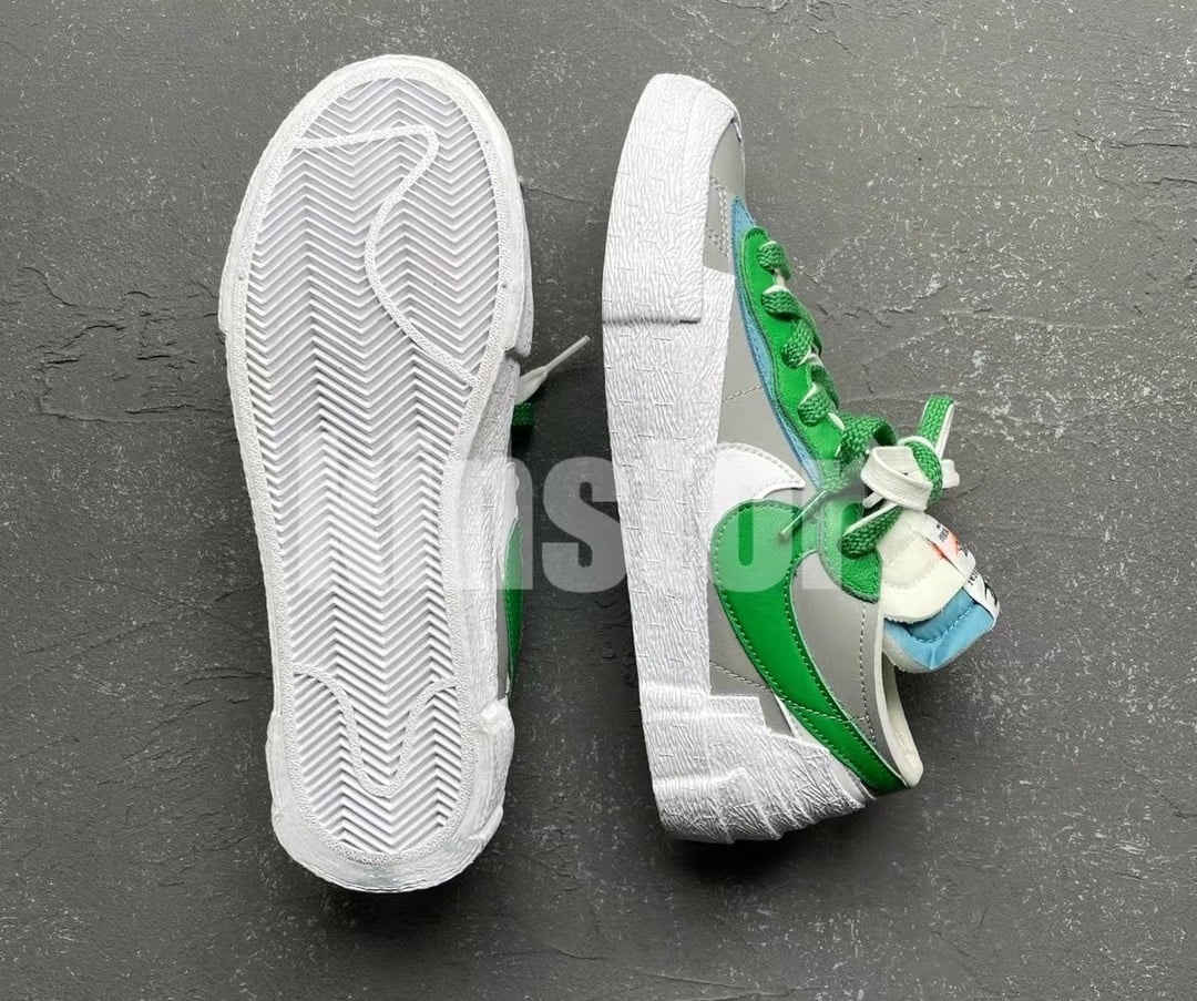 Sacai Nike Blazer Low Medium Grey Classic Grey DD1877-001 Release Date Info