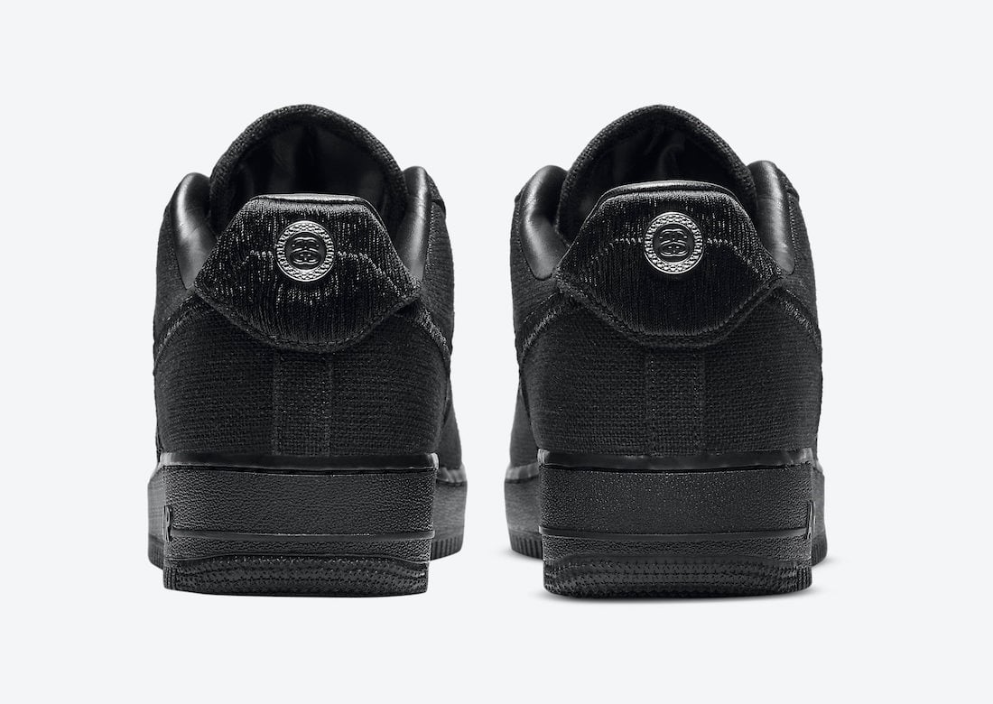 Stussy Nike Air Force 1 Black CZ9084-001 Release Price