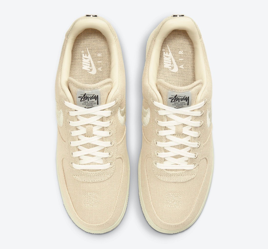 Stussy Nike Air Force 1 Fossil CZ9084-200 Release Price