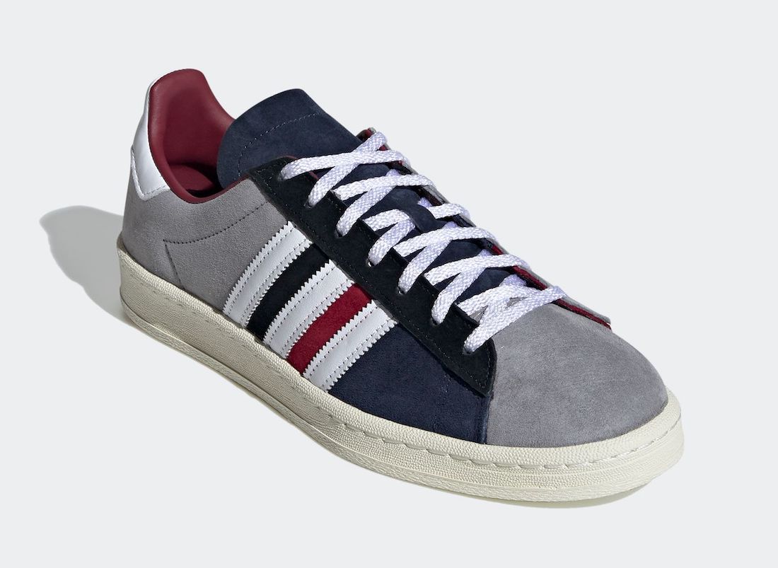 adidas Campus 80s Highlighted in Burgundy and Navy