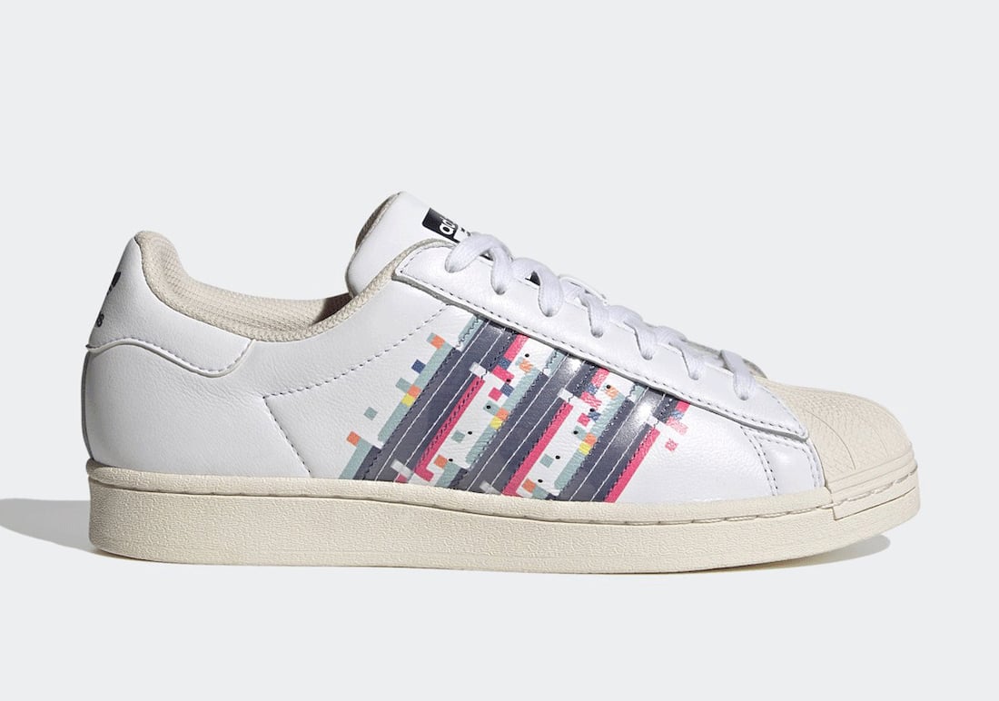 This adidas Superstar Features 8-Bit Graphics