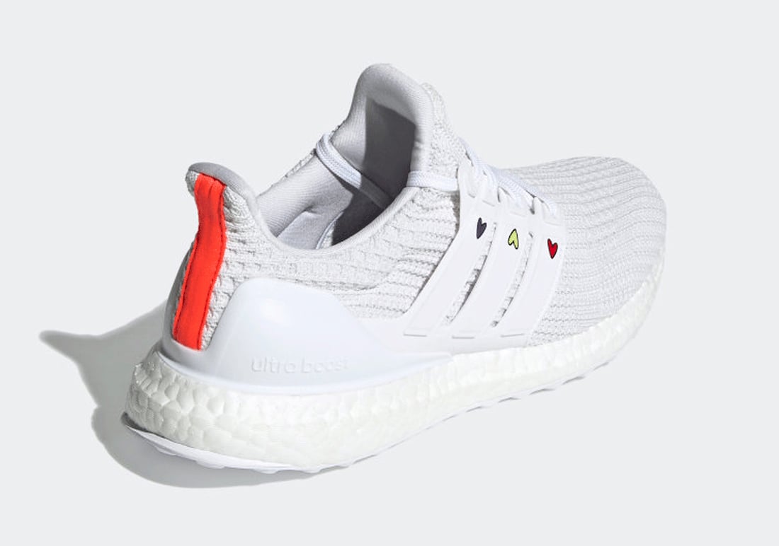 adidas Ultra Boost 4.0 DNA White Hearts GZ9232 Release Date Info