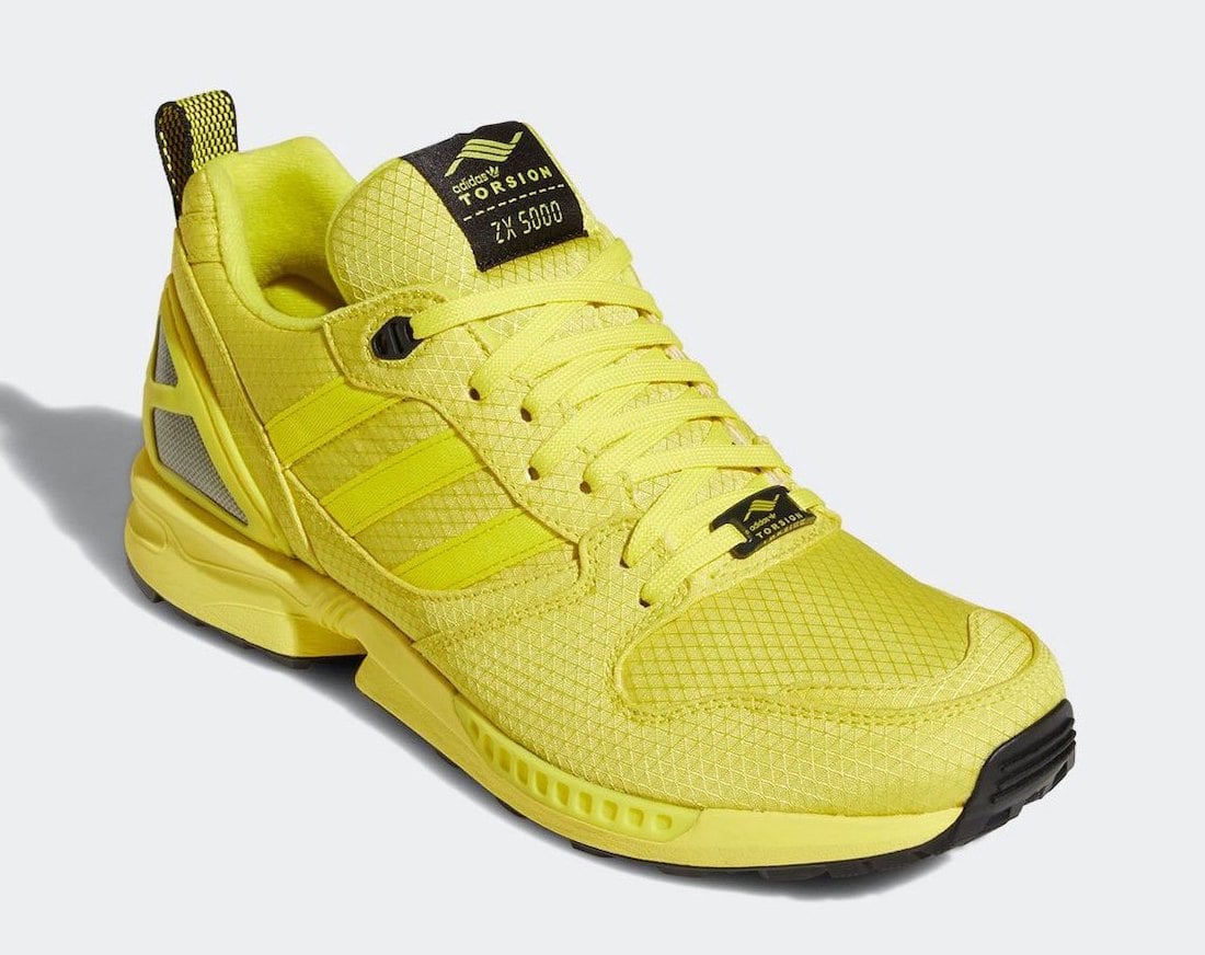 bright yellow basketball shoes