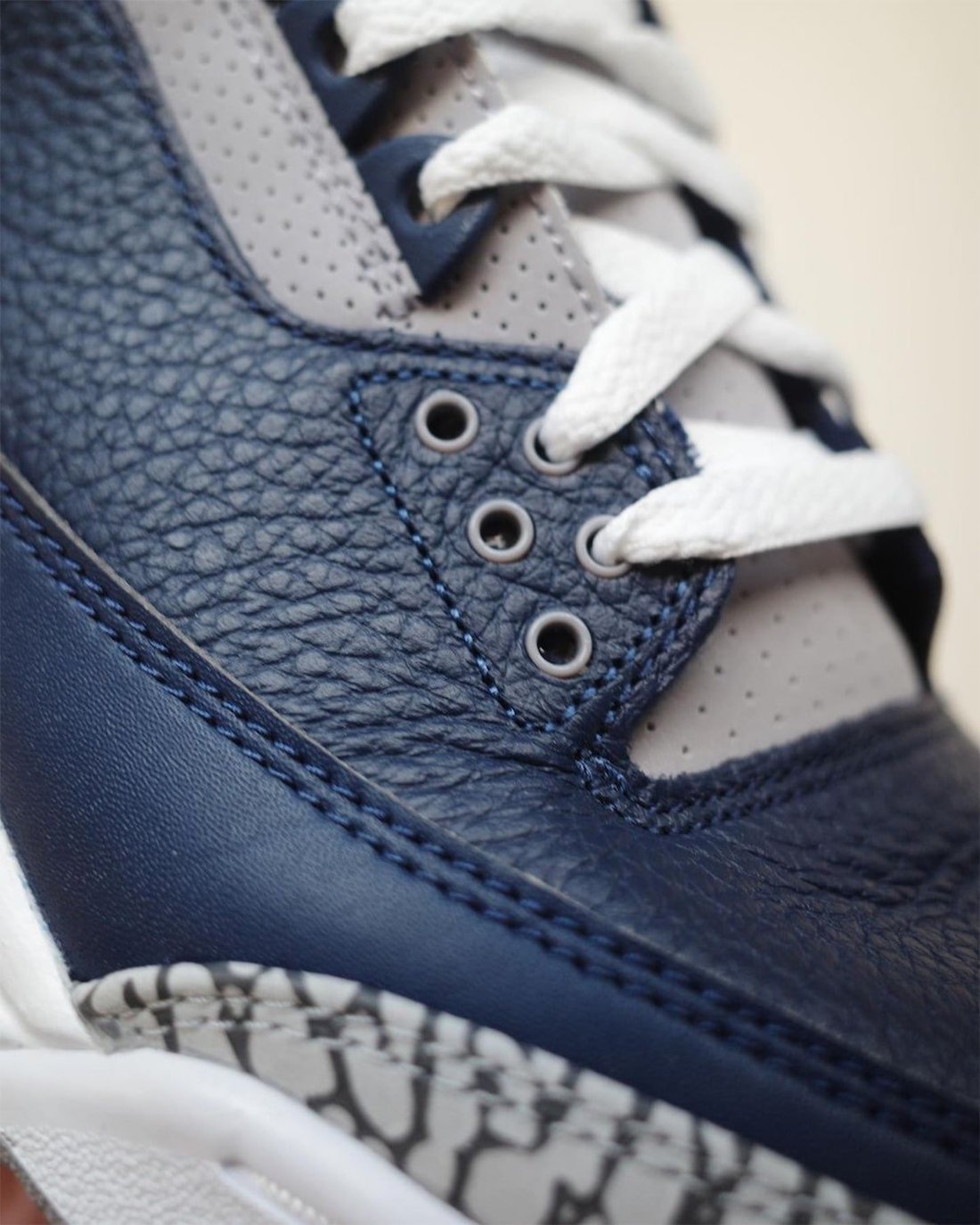 Air Jordan 3 Georgetown Midnight Navy CT8532-401 Release Price