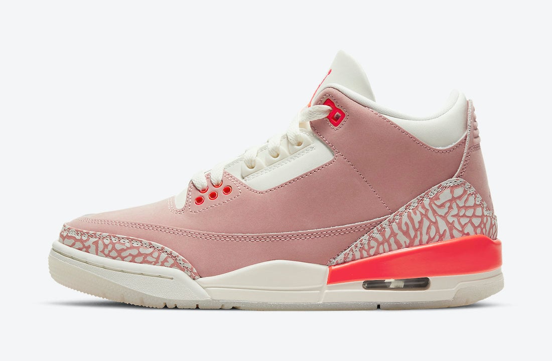 Air Jordan 3 Rust Pink Crimson CK9246-600 Release Date Info