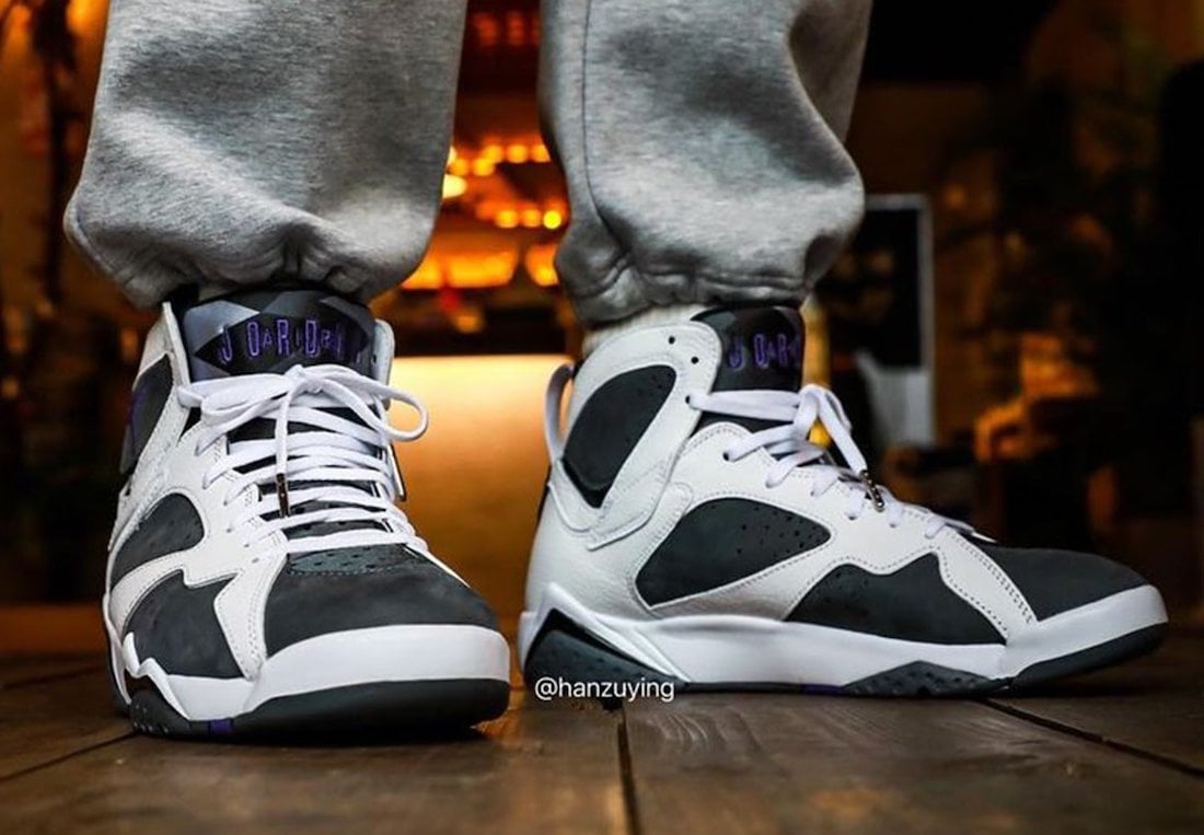 Air Jordan 7 Flint 2021 CU9307-100 On-Feet