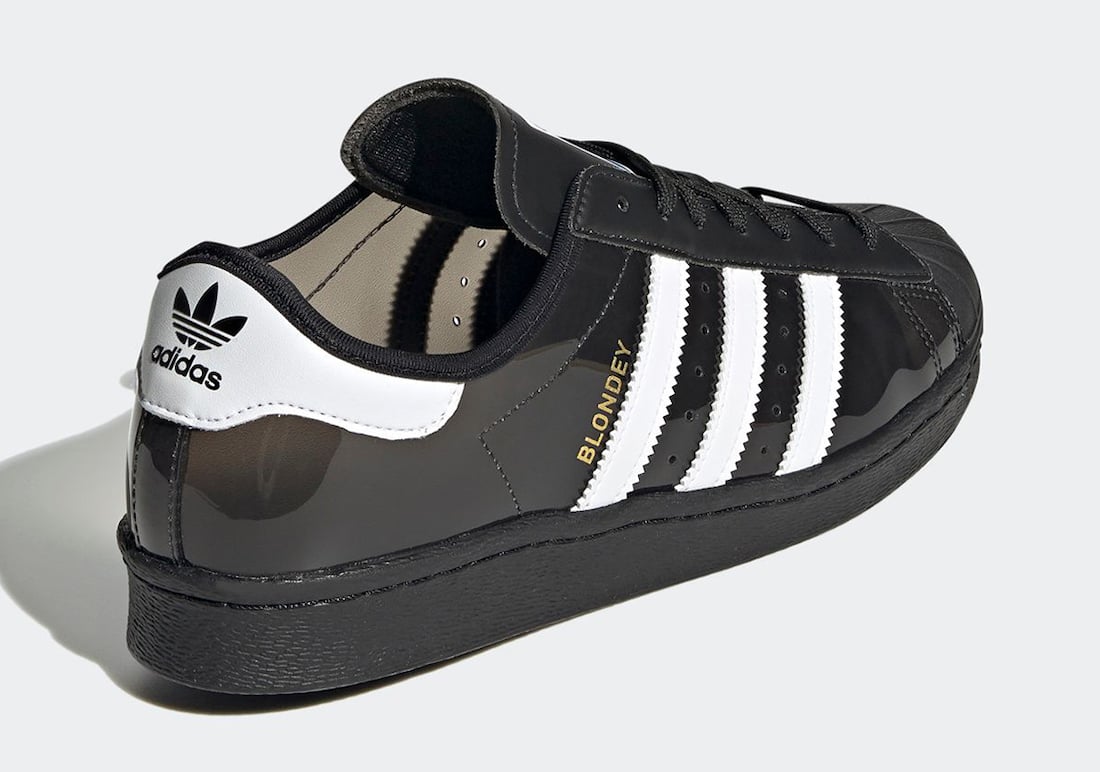 Blondey McCoy adidas Superstar Core Black H01022 Release Date Info