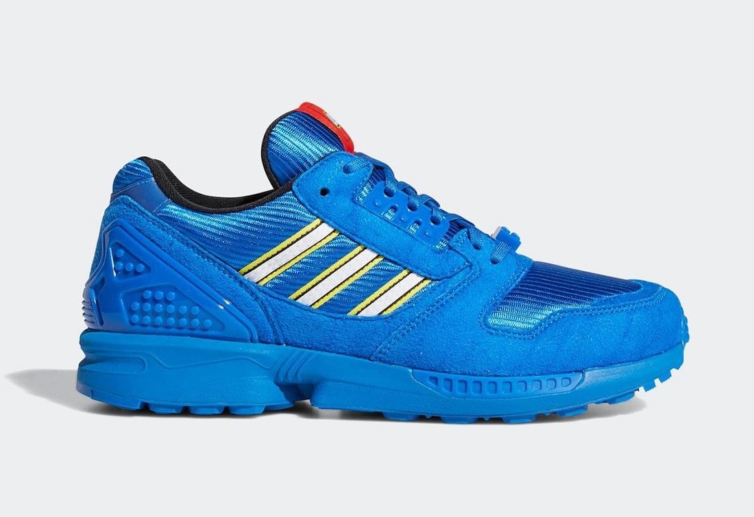 LEGO adidas ZX 8000 Blue FY7083 Release Date Info