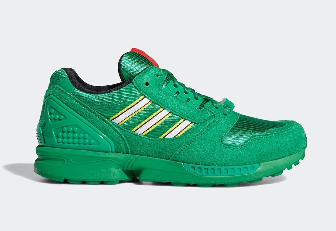 LEGO adidas ZX 8000 Green FY7082 Release Date Info