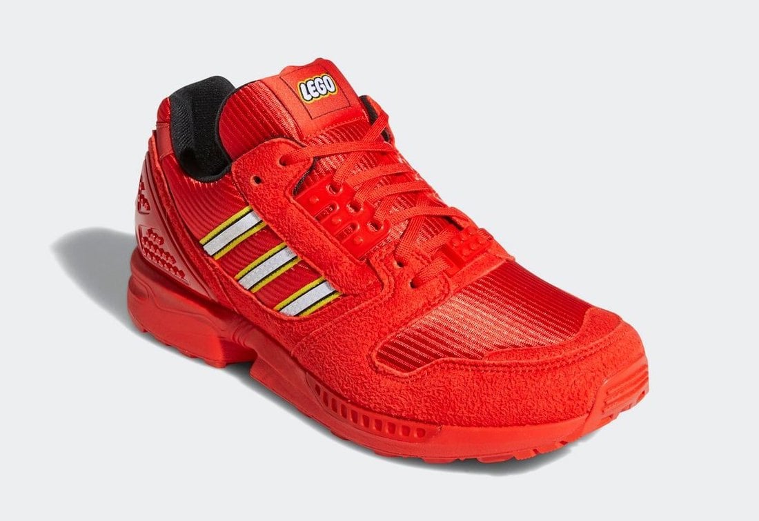 LEGO adidas ZX 8000 Red FY7084 Release Date Info