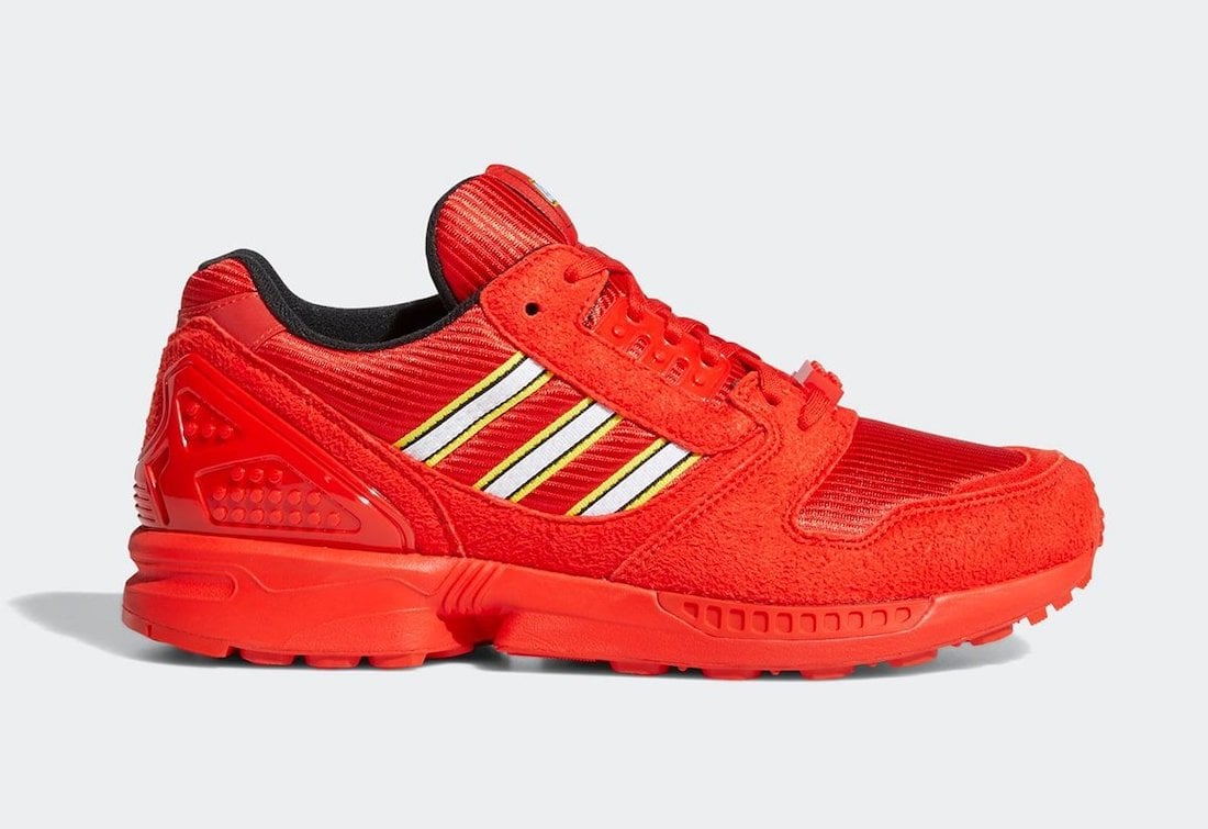 LEGO adidas ZX 8000 Red FY7084 Release Date Info