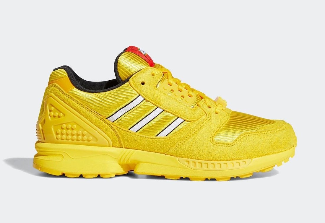 LEGO adidas ZX 8000 Yellow FY7081 Release Date Info