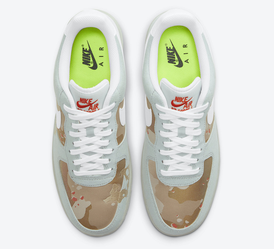 Nike Air Force 1 07 LX Desert Camo DD1175-001 Release Date Info