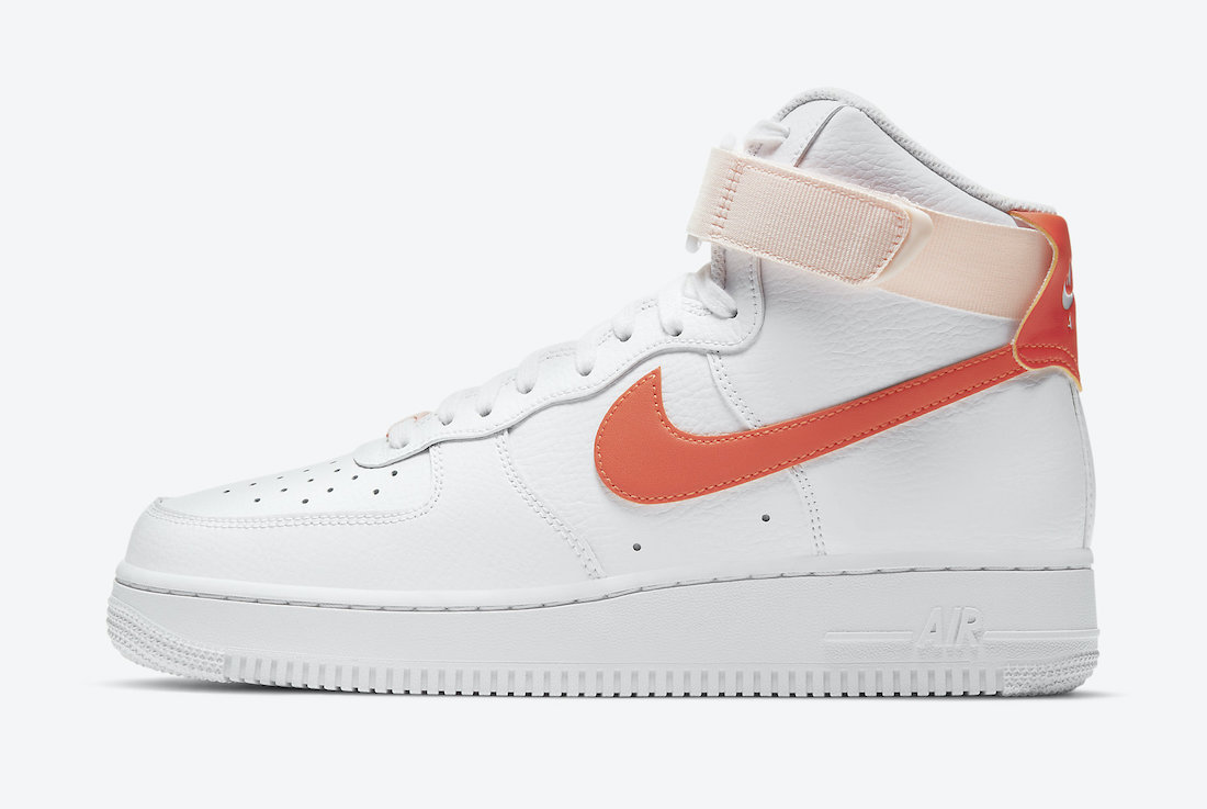 Nike Air Force 1 High Orange Pearl 334031-118 Release Date Info