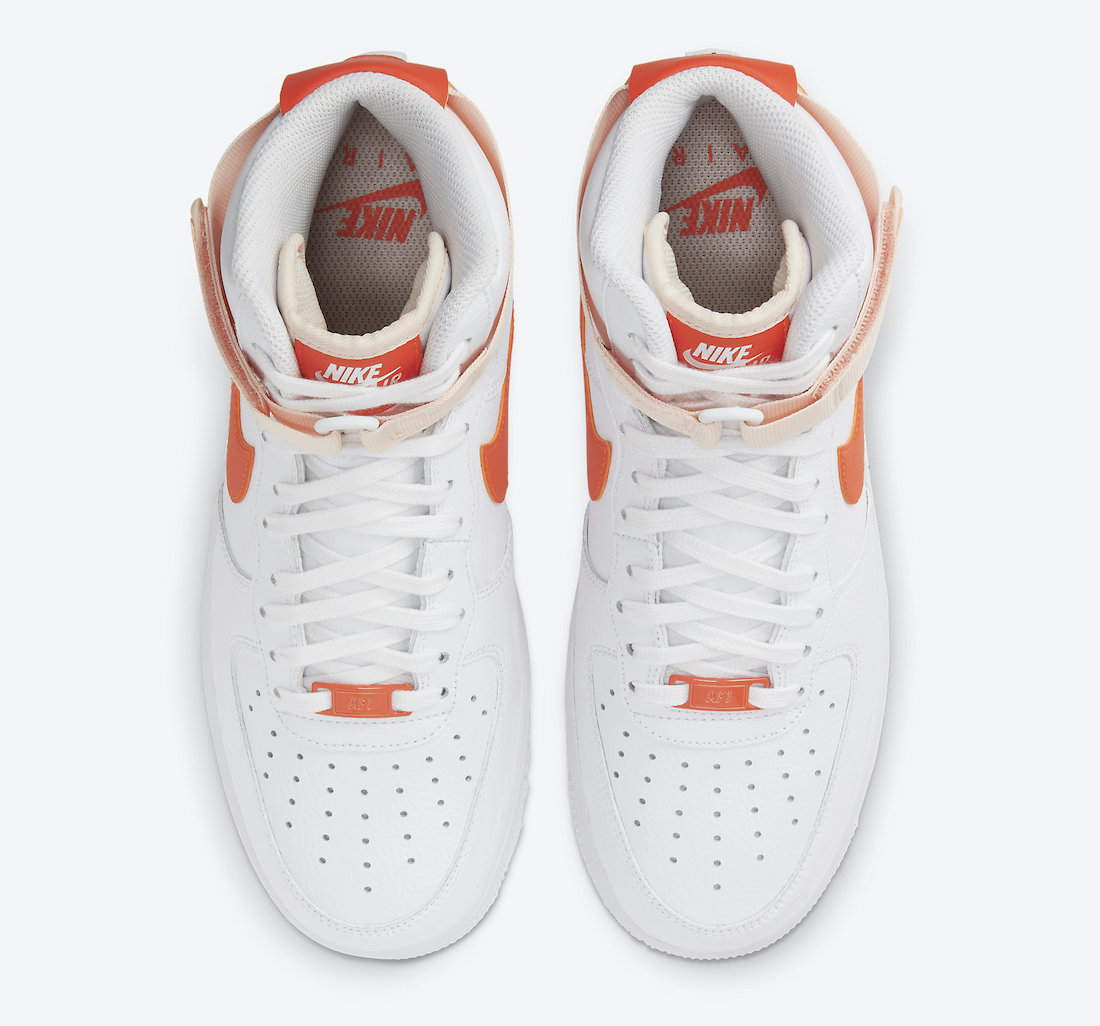 Nike Air Force 1 High Orange Pearl 334031-118 Release Date Info