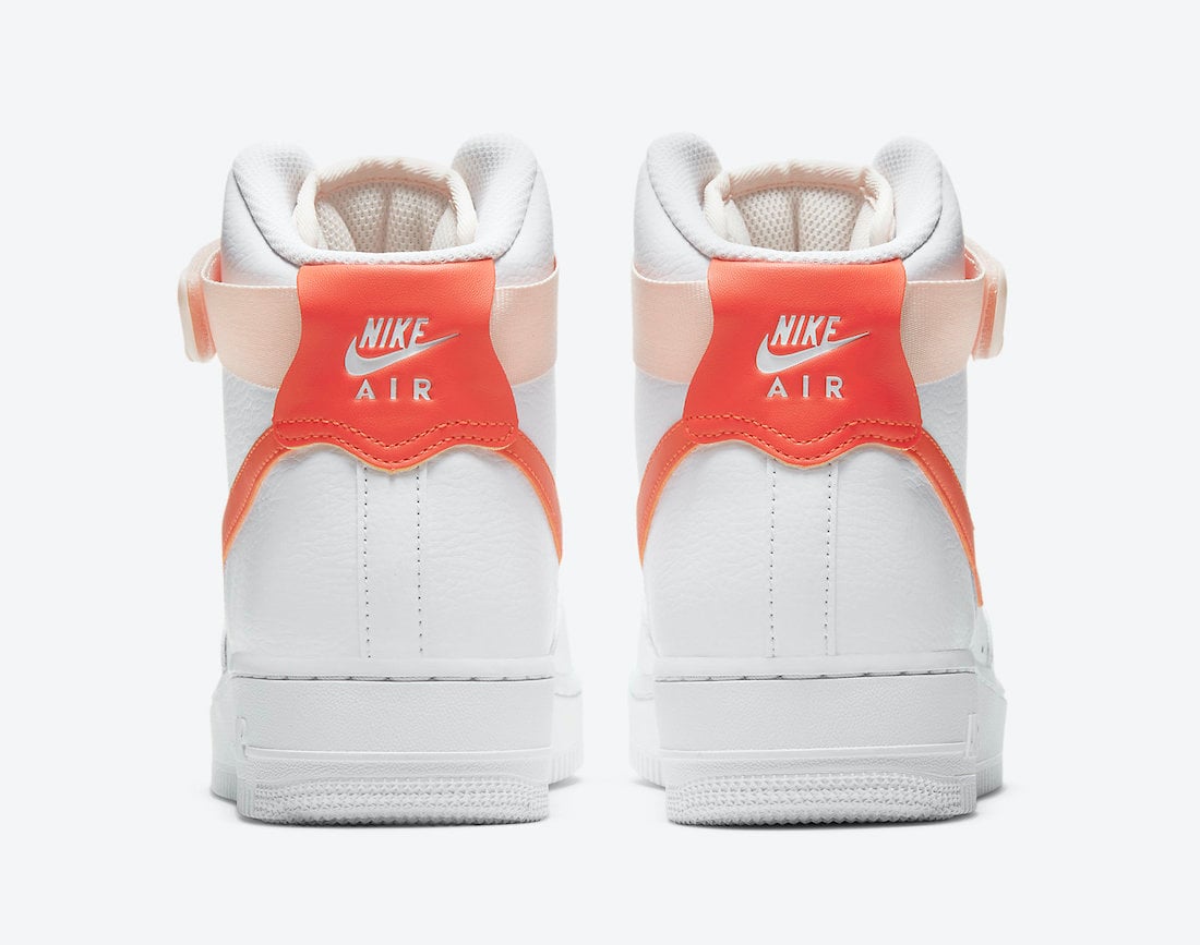 Nike Air Force 1 High Orange Pearl 334031-118 Release Date Info