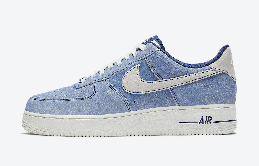 Nike Air Force 1 Low Dusty Blue Suede DH0265-400 Release Date Info