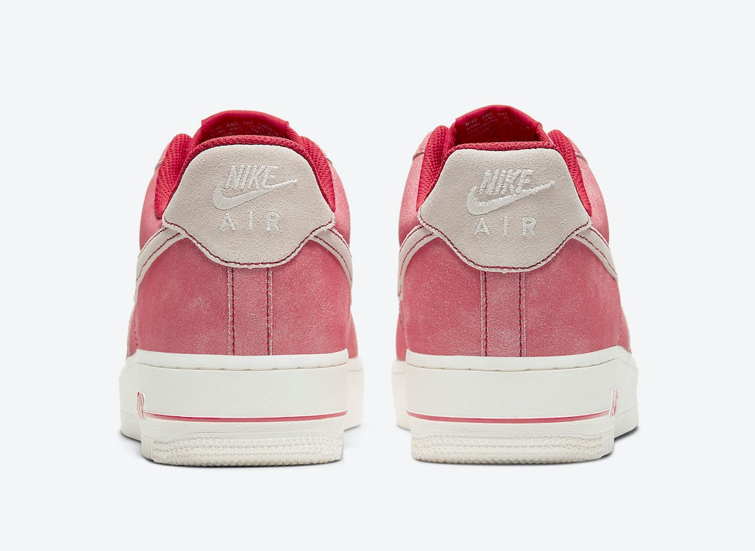 Nike Air Force 1 Low Dusty Red Suede DH0265-600 Release Date Info