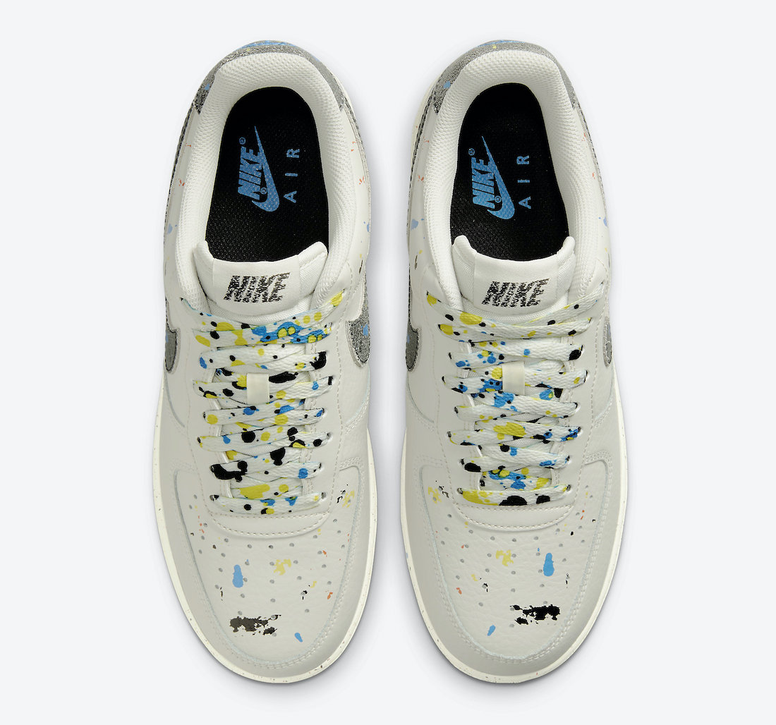 Nike Air Force 1 Low Paint Splatter CZ0339-001 Release Date Info
