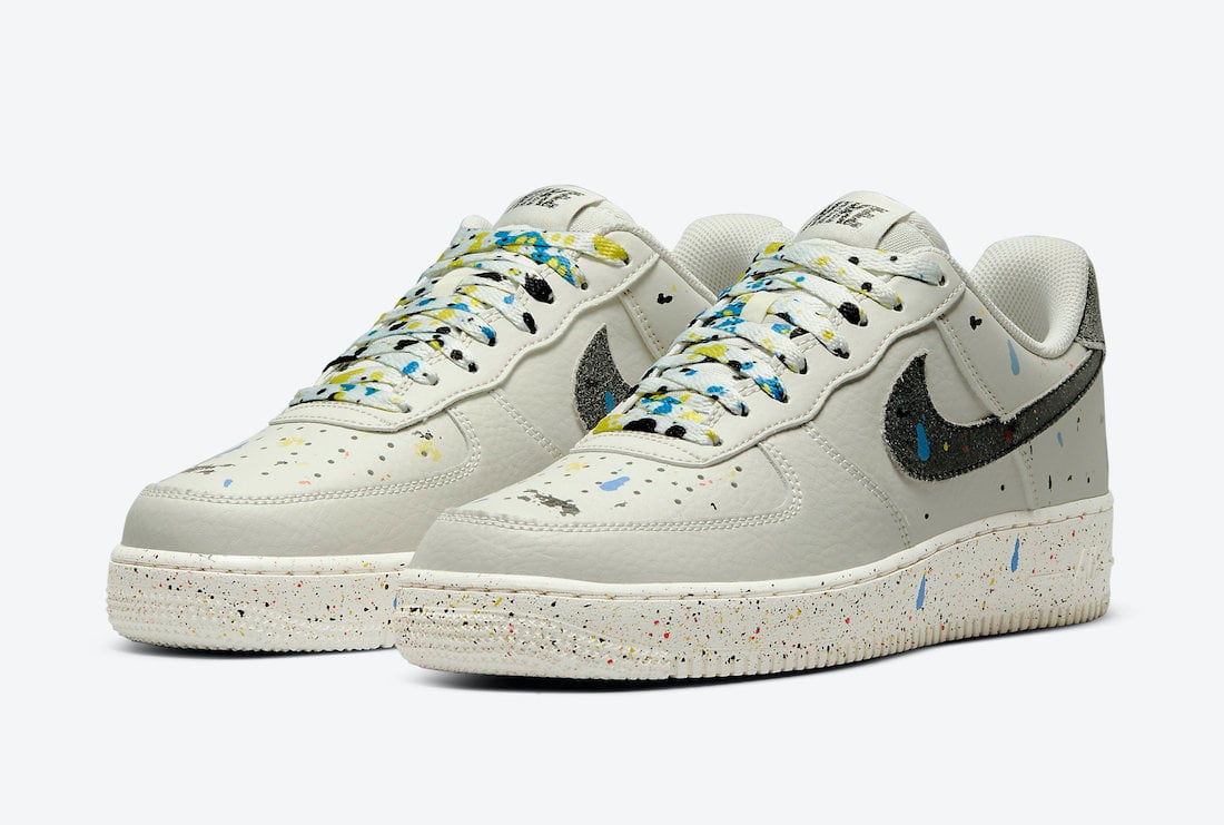 paint splatter nike air force 1