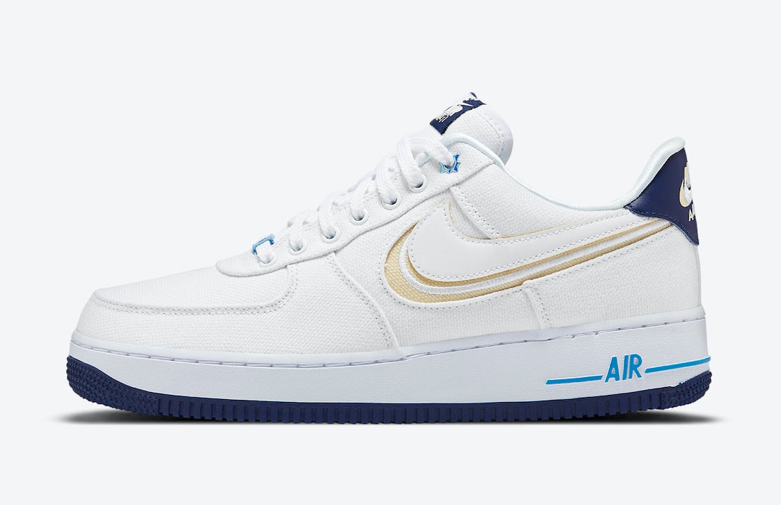 Nike Air Force 1 Low White Canvas DB3541-100 Release Date Info