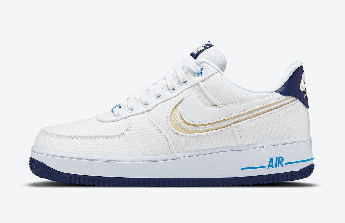 white canvas air force 1