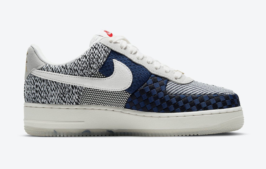 Nike Air Force 1 Sashiko DD5401-492 Release Date Info