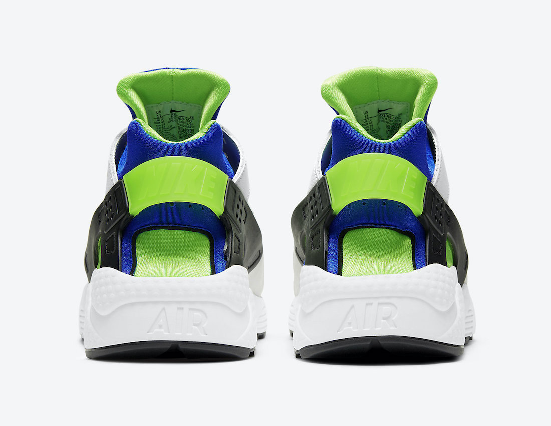Nike Air Huarache Scream Green DD1068-100 2021 Release Date