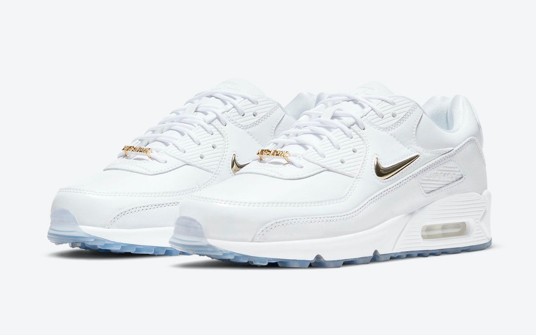 Nike Air Max 90 ‘Pirate Radio’ Releasing in White and Gold